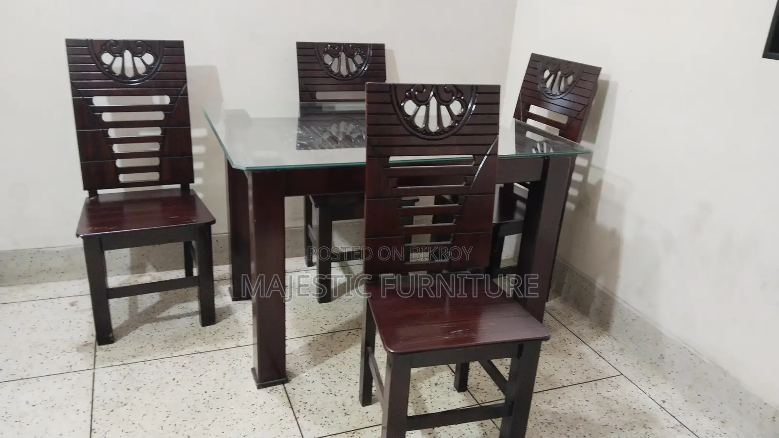 NEW DINING SET 4 CHAIR. M # 348
