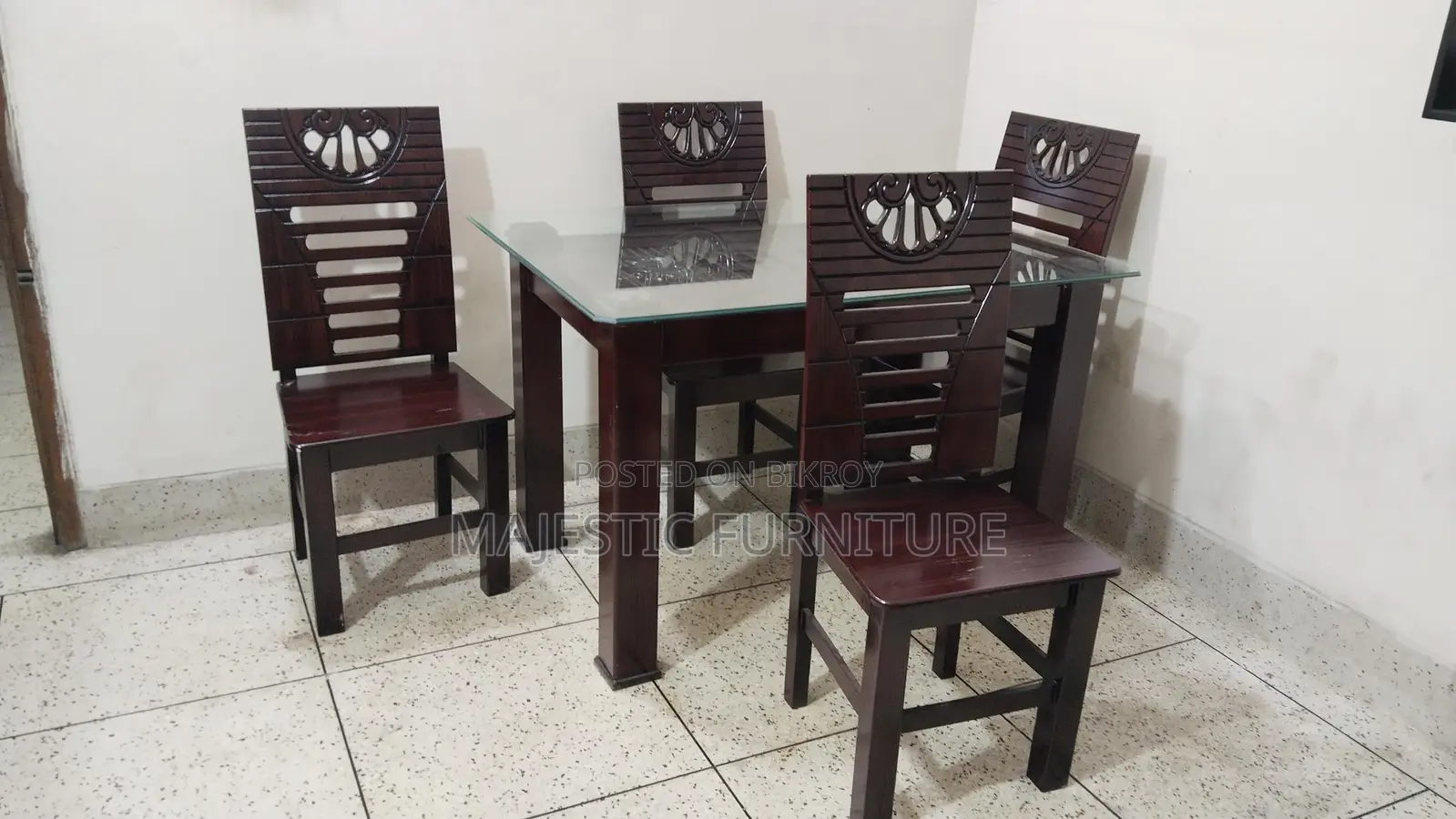 NEW DINING SET 4 CHAIR. M # 348
