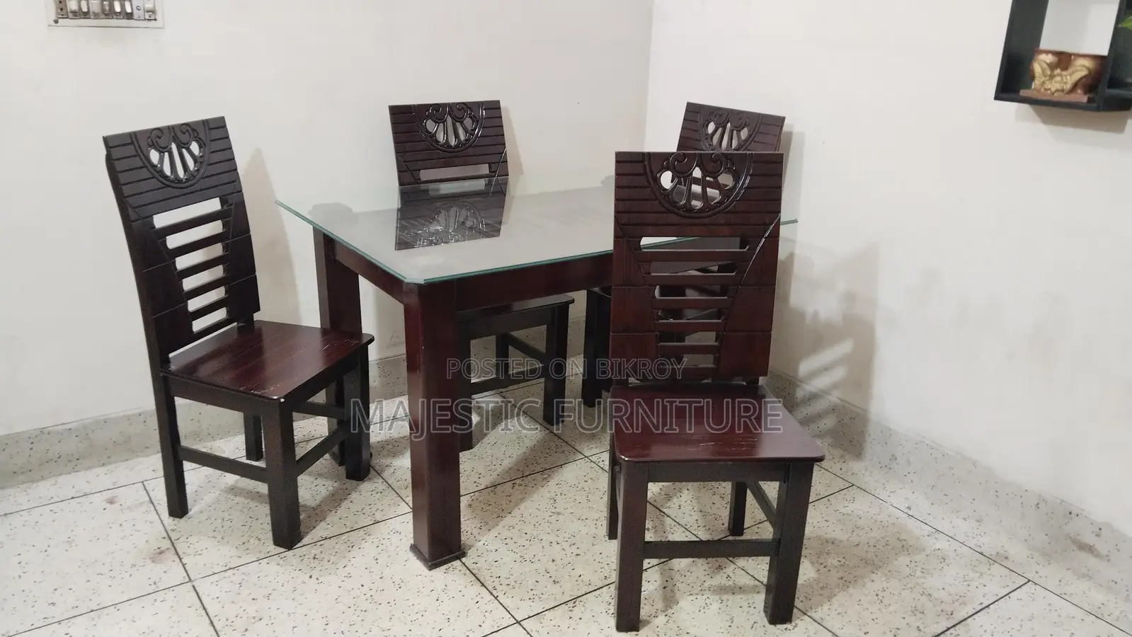 NEW DINING SET 4 CHAIR. M # 348