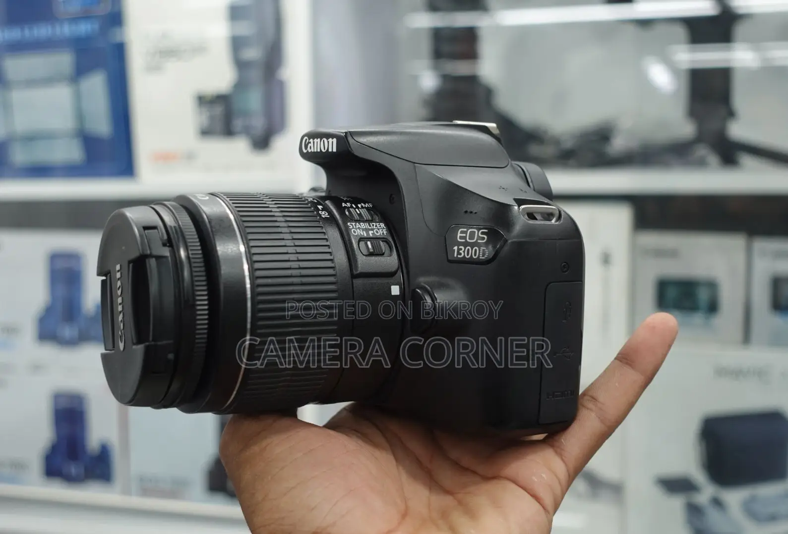 Canon 1300D Camera With 18-55mm Lens 5% শ্যাডো বডি