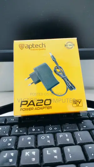 ✅ Aptech PA20 – 12V 1A Power Adapter (Original)