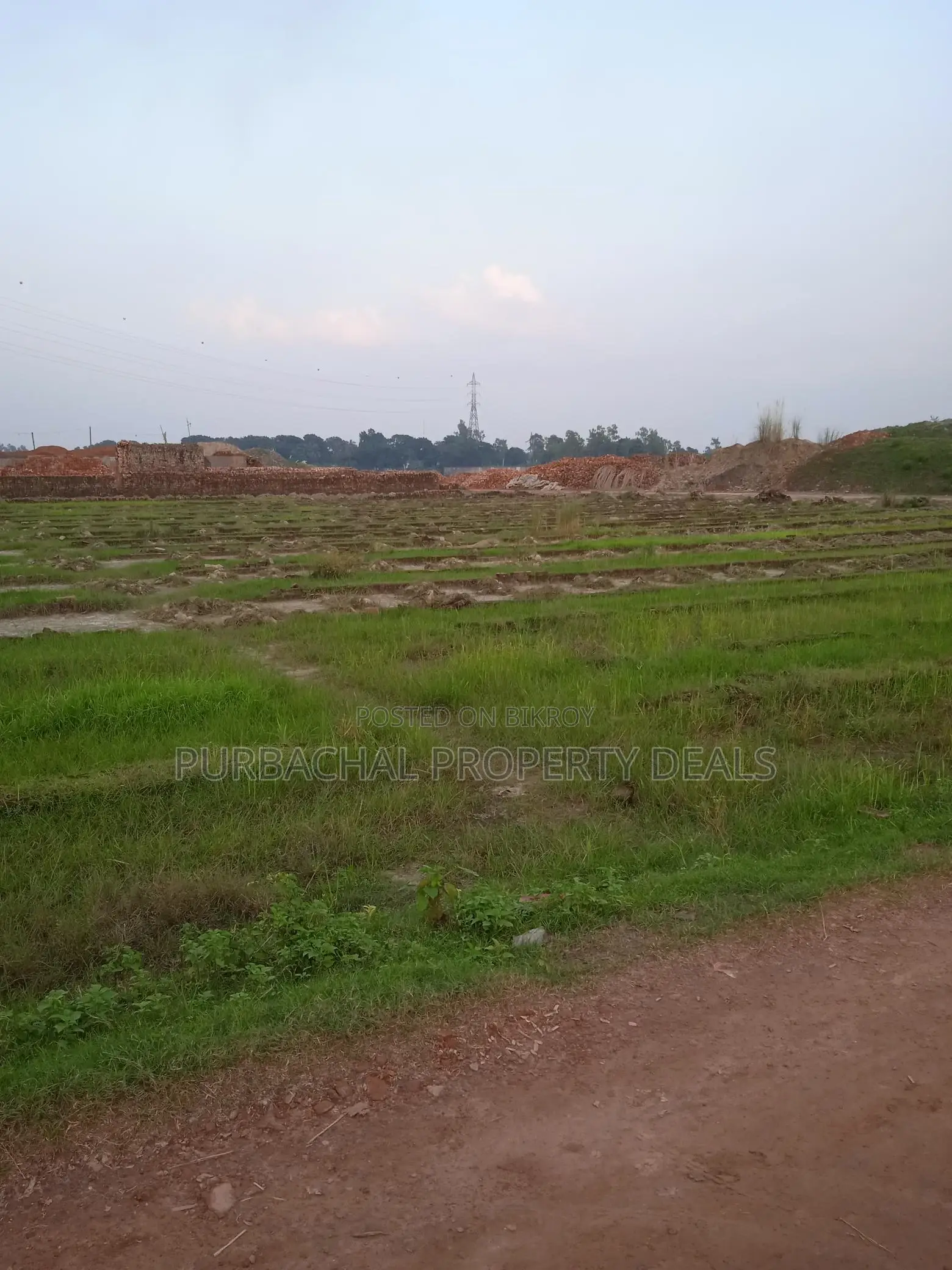 6 Bigha River-Adjacent Land for Sale Near Purbachal for Industry/Resort