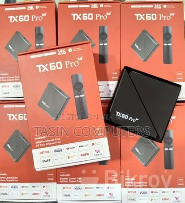 TX 60 PRO 14K Android Smart Tv Box Brand New