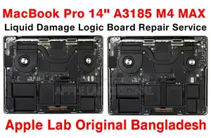 MacBook Pro 14" A3185 M4 MAX লিকুইড ড্যামেজ লজিক বোর্ড রিপেয়ার সার্ভিস