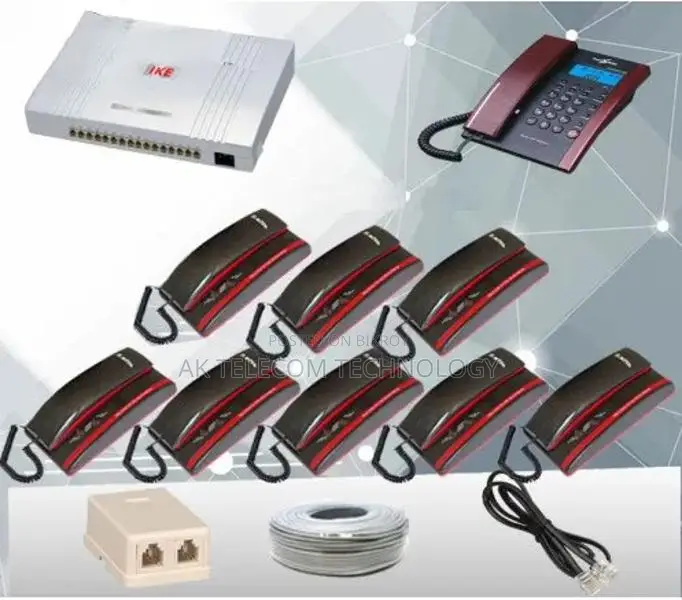 Pabx Intercom System 8 Line Telephone Set Package Price in Bangladesh