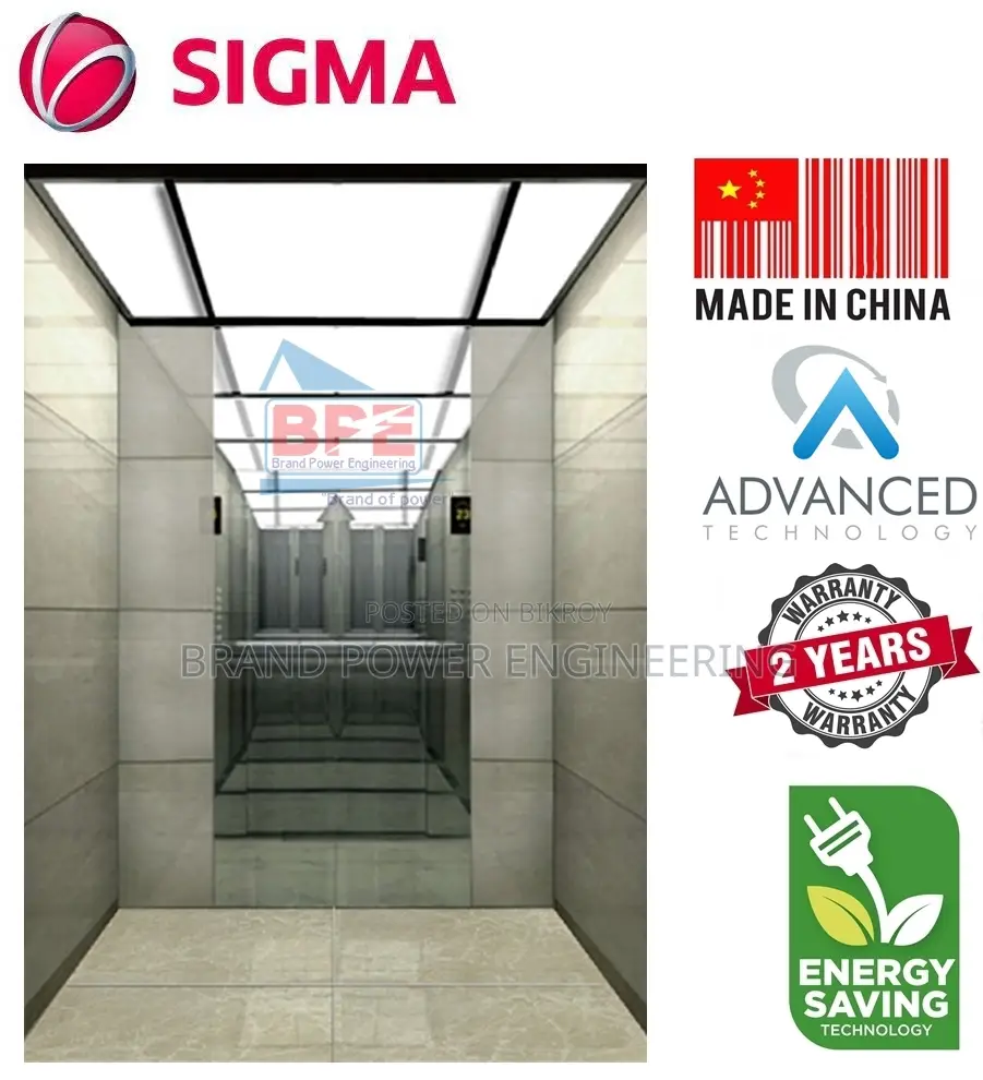 Sigma Passenger Elevator 50% Energy Saving