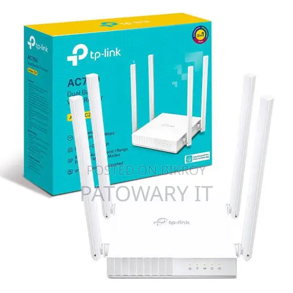 TP-Link Archer C24 AC750 Dual-Band WiFi Router.