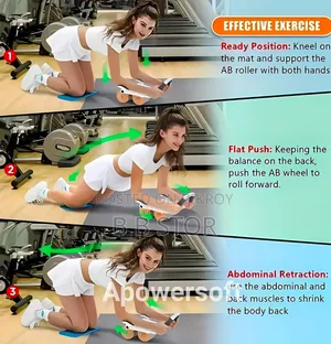 Adjustable Hand Automatic Rebound Healthy Abdomen Wheel