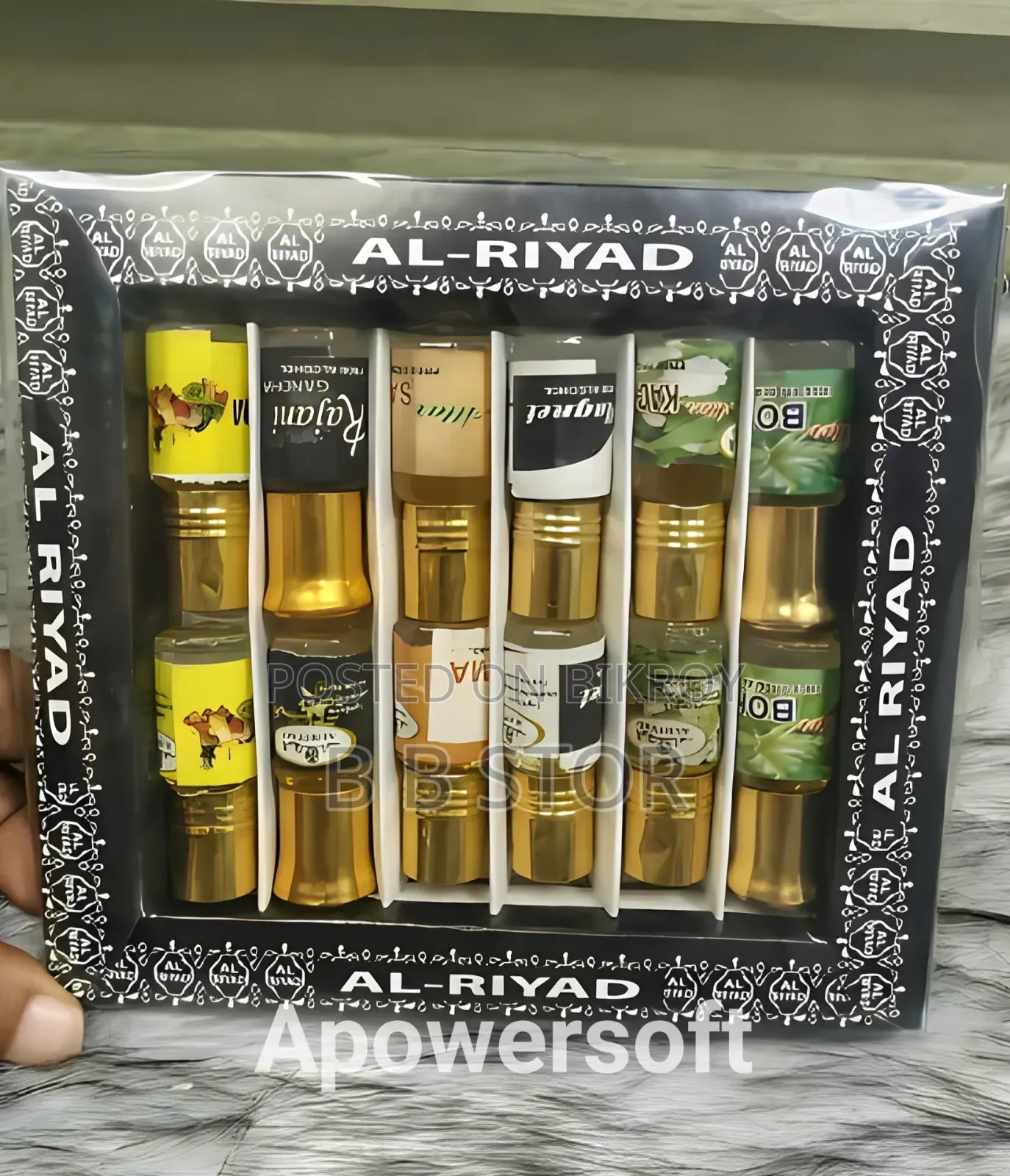 Beautiful Box Halal Attar 12 PCS Attar Combo