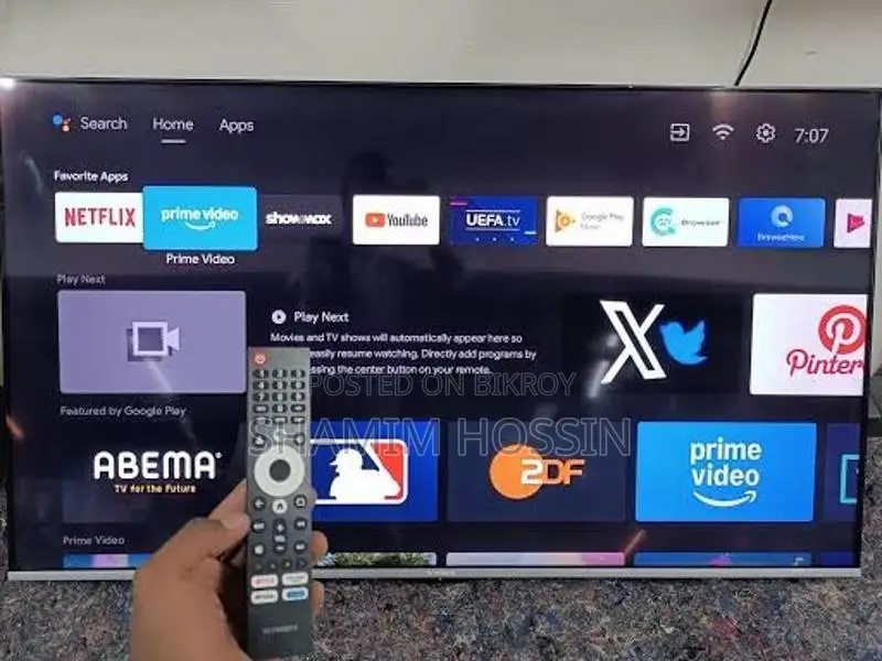 50-inch Singer HDR 4K Google Voice Smart TV