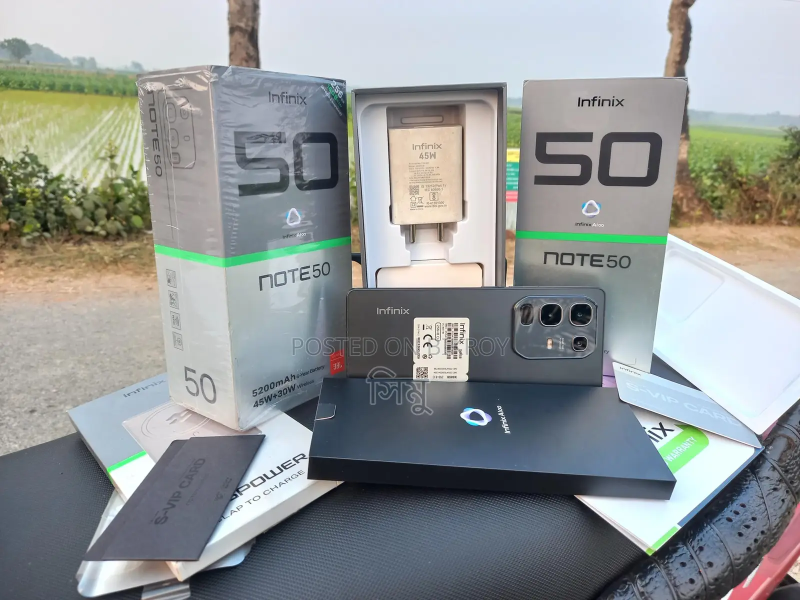 Infinix Note 50 8/256GB ফুল বক্স অফিসিয়াল (ব্যবহৃত)