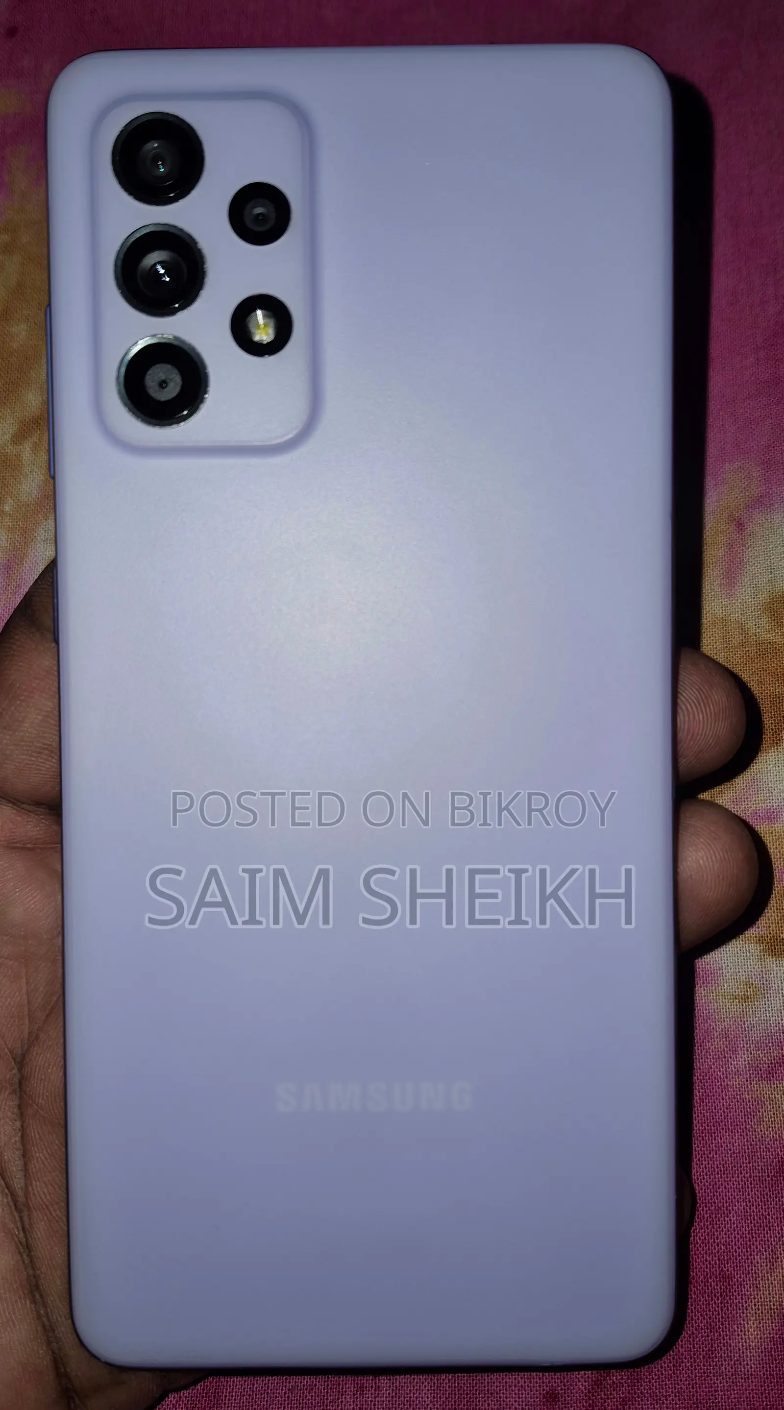 Samsung Galaxy A52 8 GB RAM 128 GB ROM (Used)