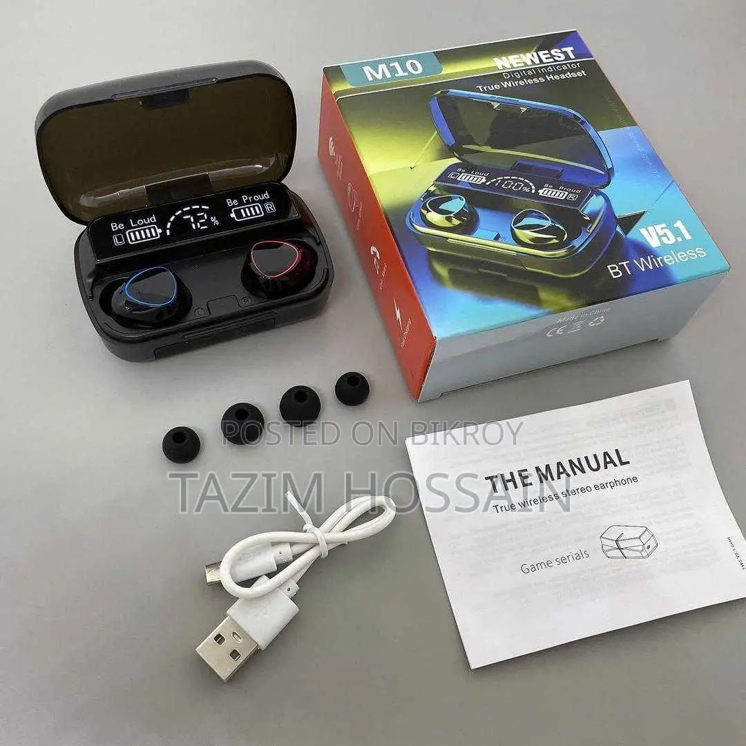 M10 TWS Wireless Earbuds