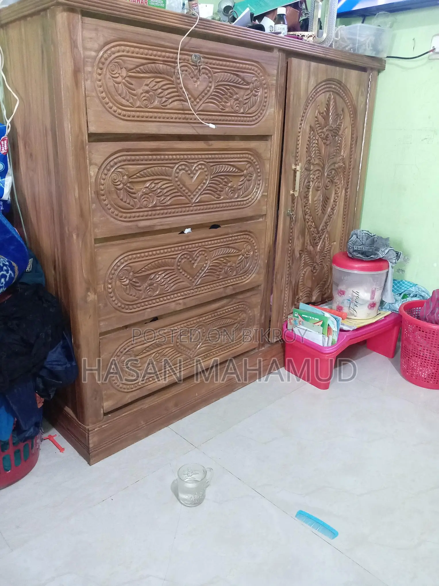 Teak Wood Wardrobe