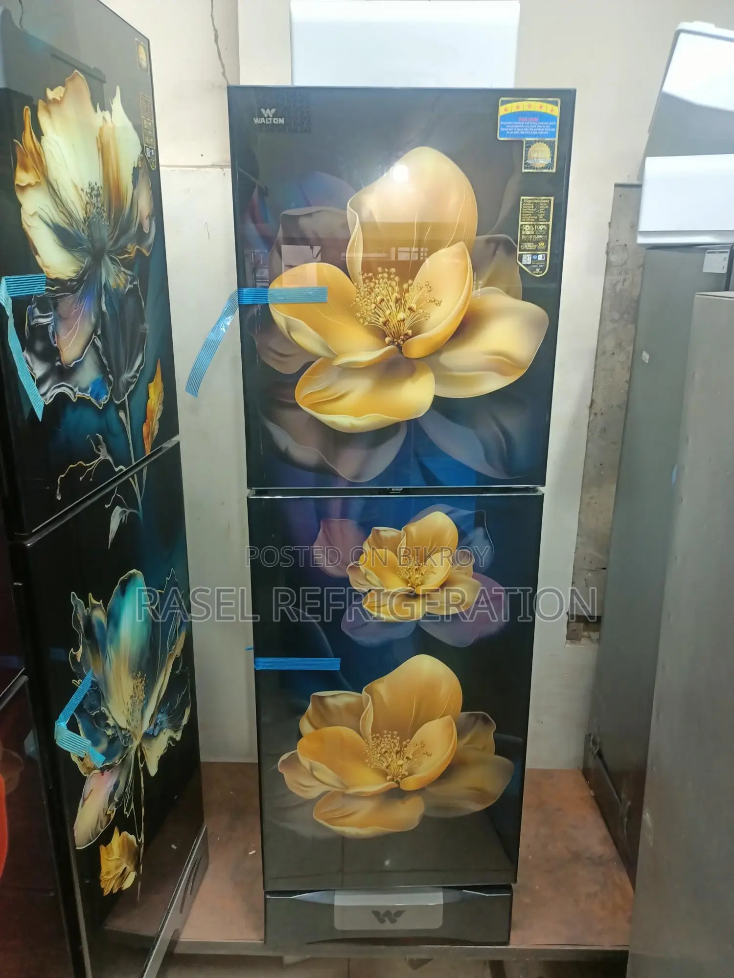 35% Discount!!! 268-liter Walton refrigerator, model WFB-2E4-GDEL for sale.