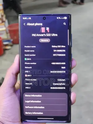 Samsung Galaxy S22 Ultra ` (Used)