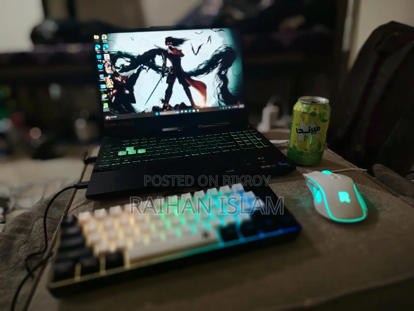 Asus F15 (upgraded version) gaming 32gb ram 1tb ssd/windows 11 pro