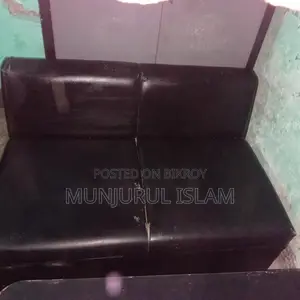 Tea Table, 2-Seater Sofa, and Revolving Leather Chair