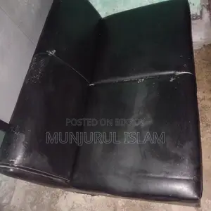 Tea Table, 2-Seater Sofa, and Revolving Leather Chair