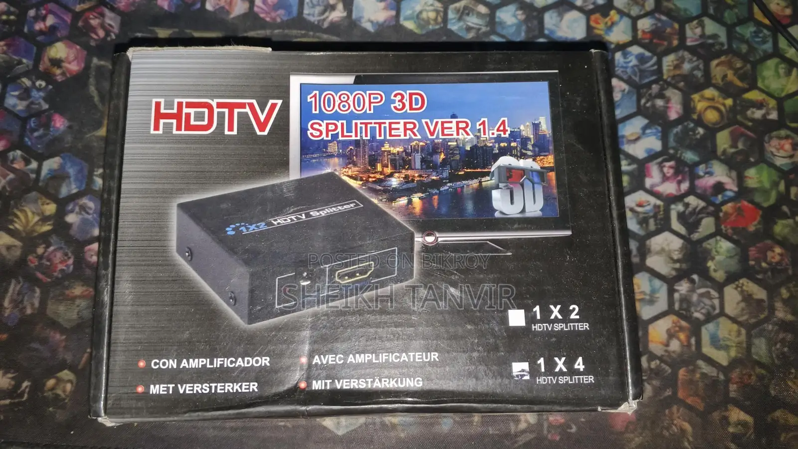 HDMI Splitter 1×4 1080p 3D