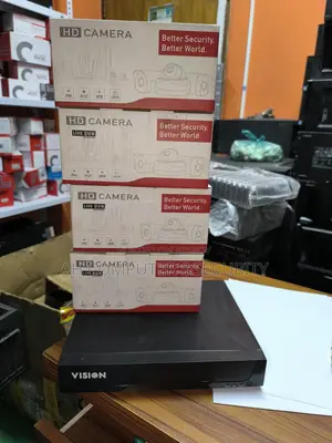 5MP INTACT 4PCS CAMERA 4CH XVR 500GB HDD