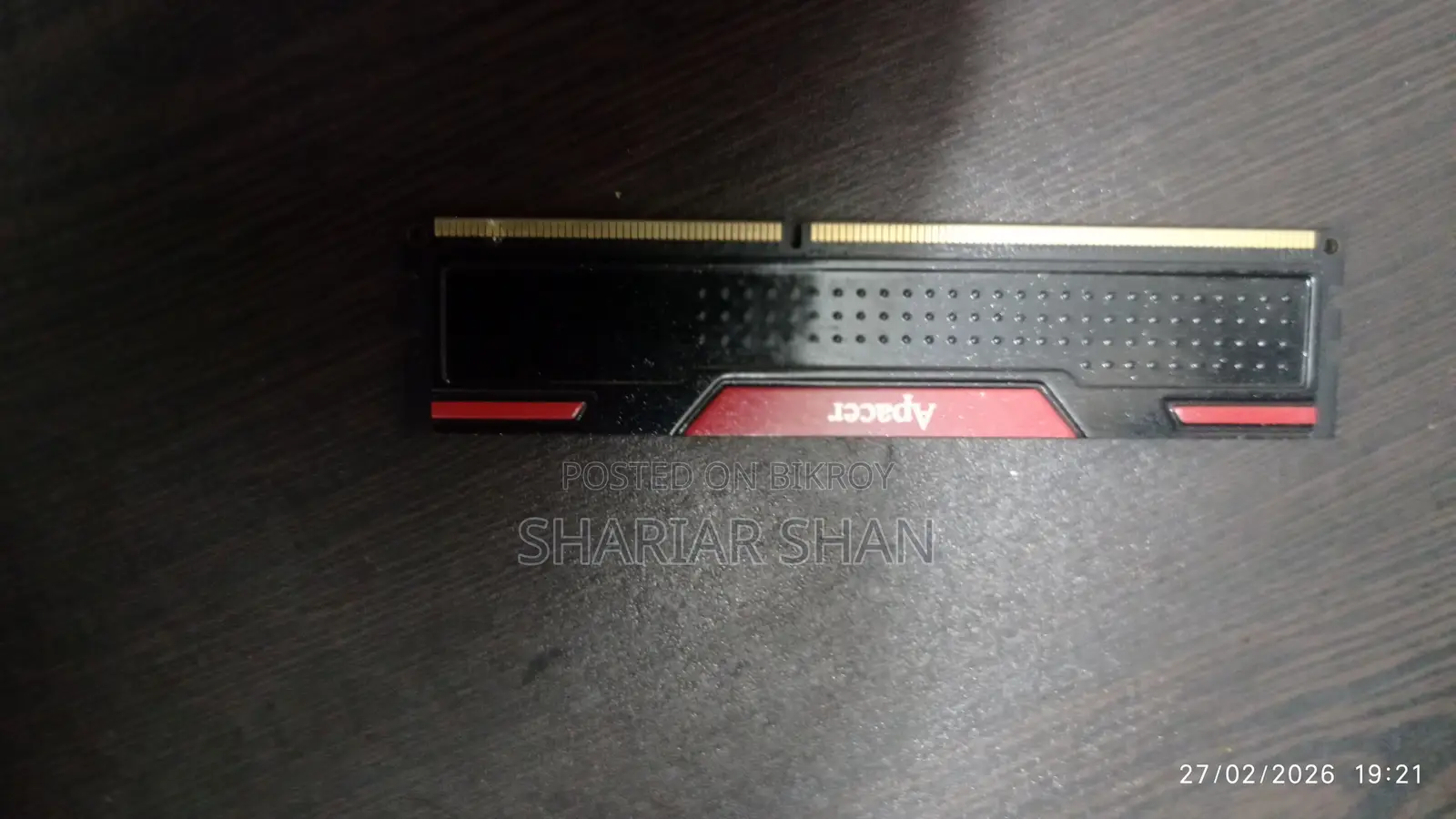 Apacer 4GB DDR3 1600MHz RAM