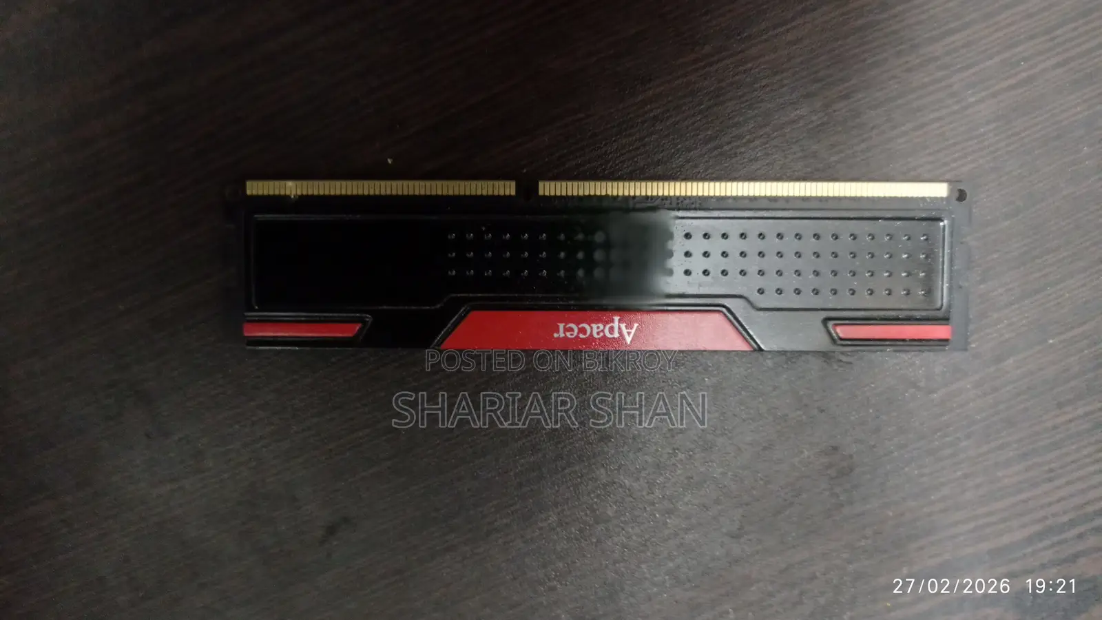 Apacer 4GB DDR3 1600MHz RAM