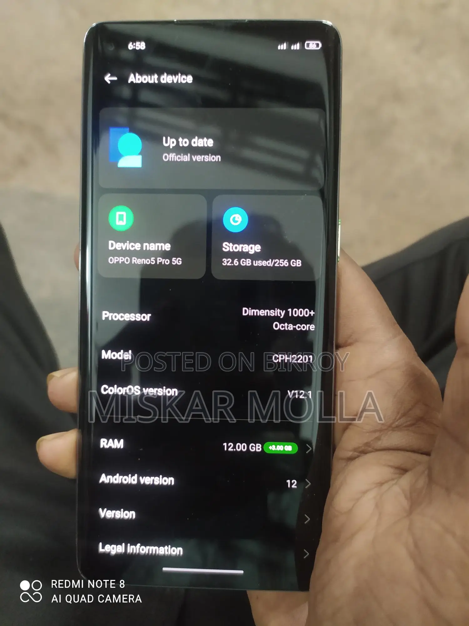 OPPO Reno 5 Pro 5G (Used)