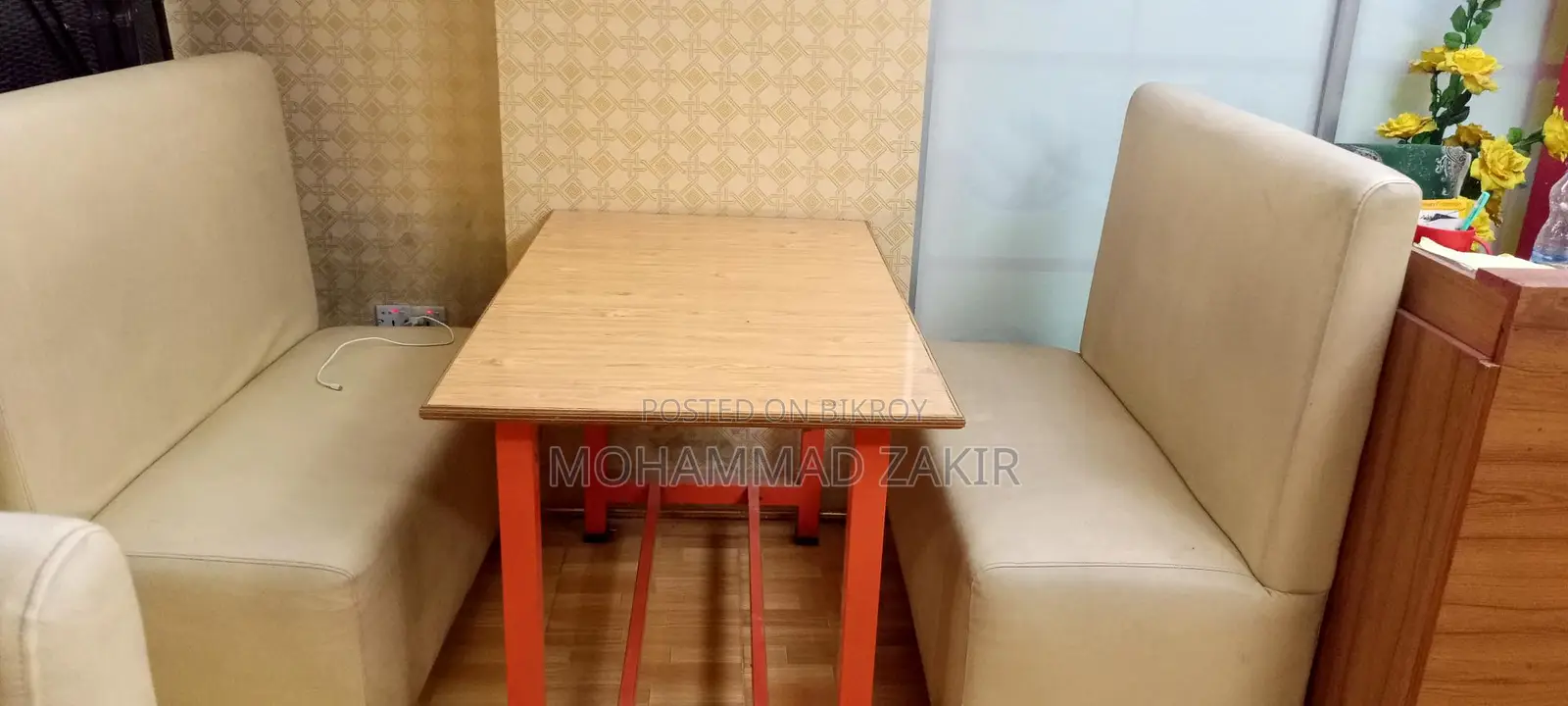 Two Sofas and a Table