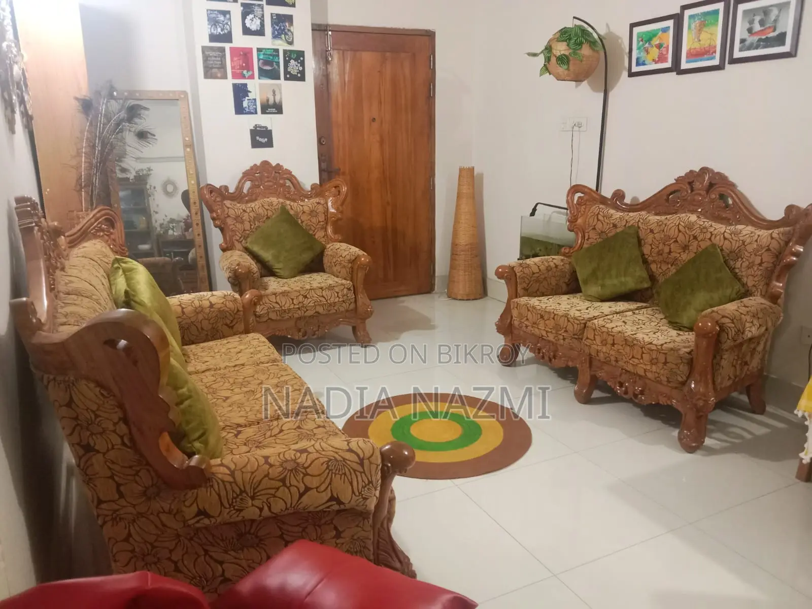 Teak Wood Sofa