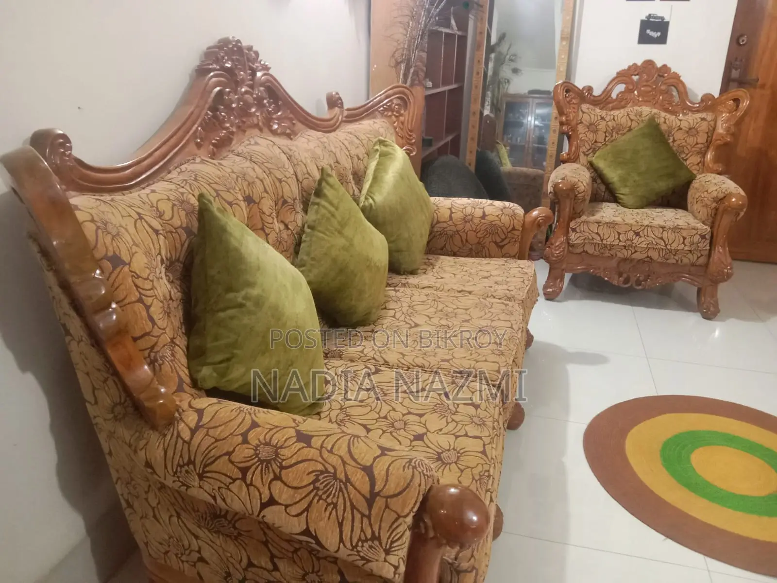 Teak Wood Sofa