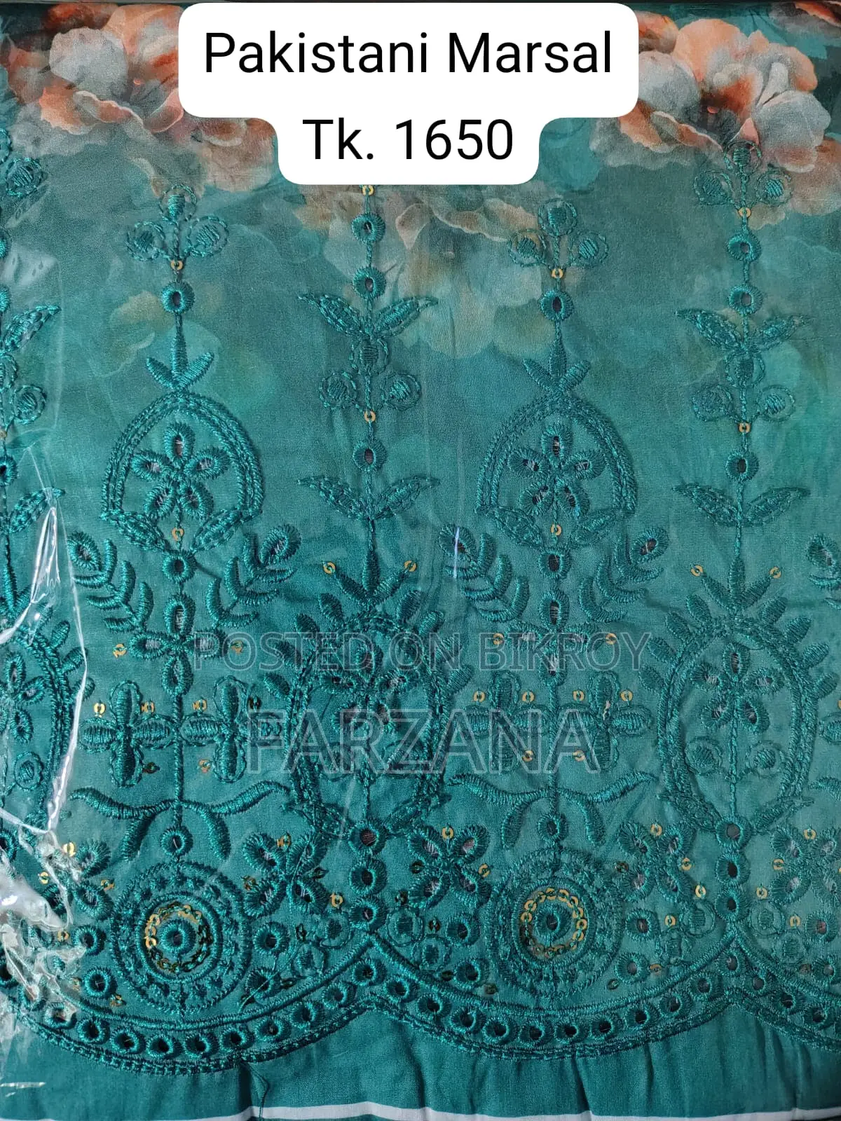 Pakistani Chicken Kari Embroidery 3pis