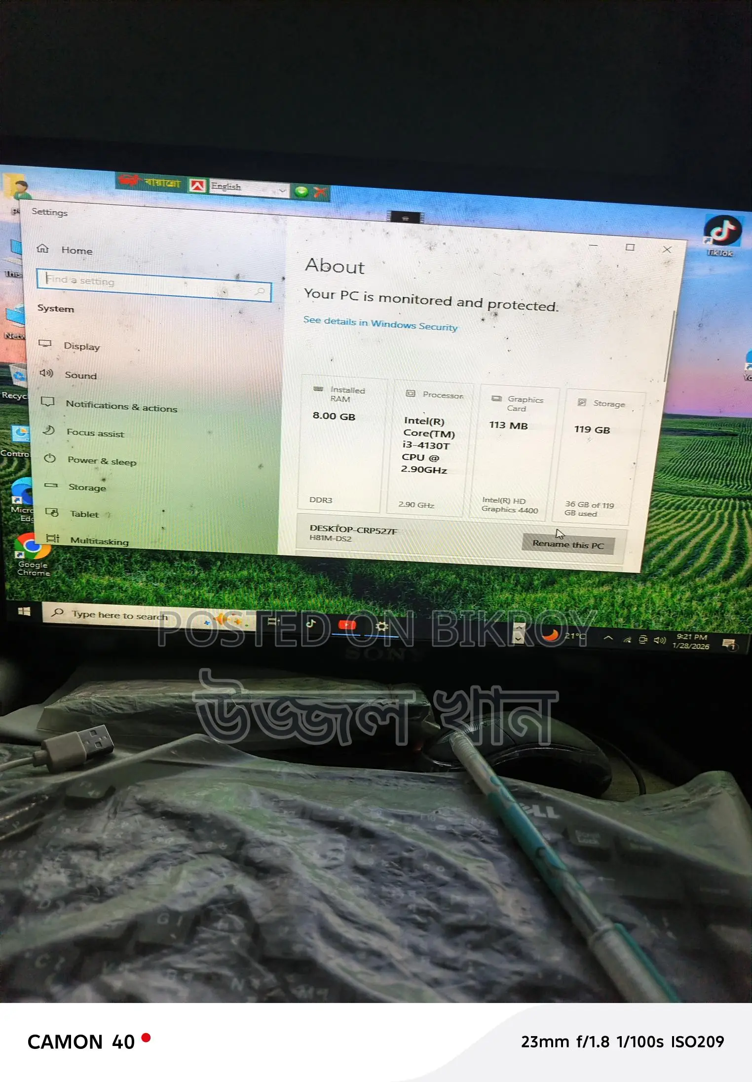Desktop for sale