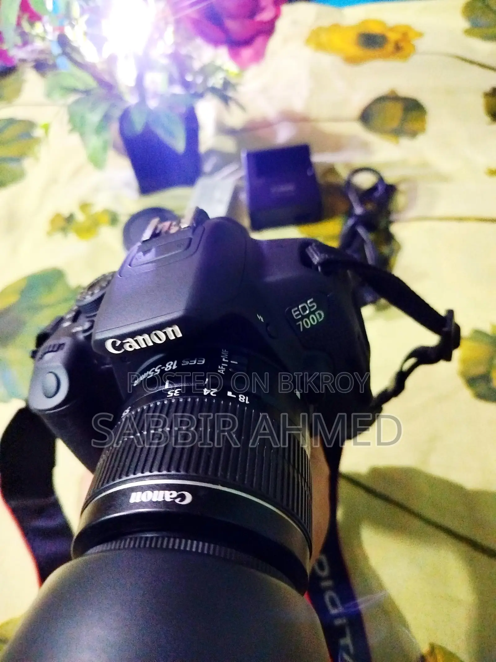 Canon 700d with 18-55mm Lens Fresh Condition