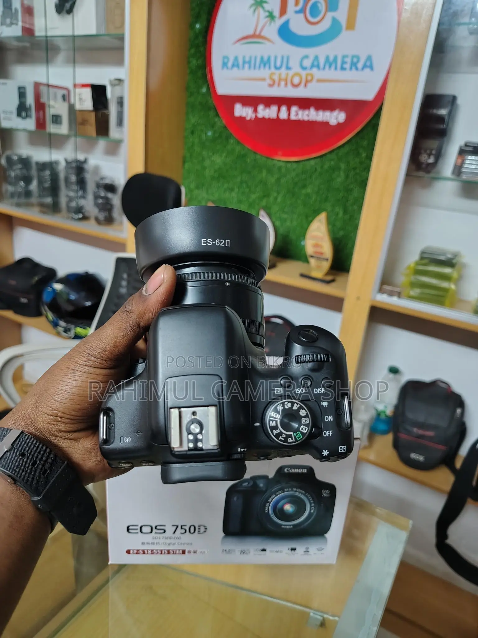 Canon 750D With 50mm Prime Lens 1.8