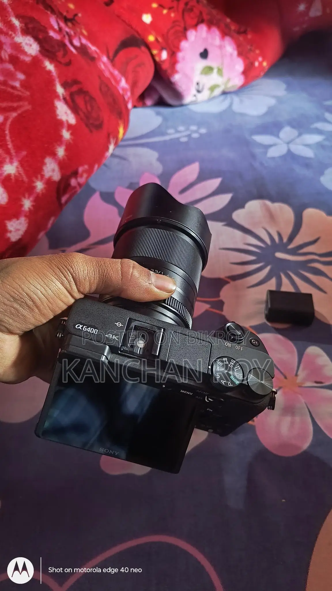 Sony A6400 Vamera +viltrox 33mm F-1.4+1 Pic Bettery