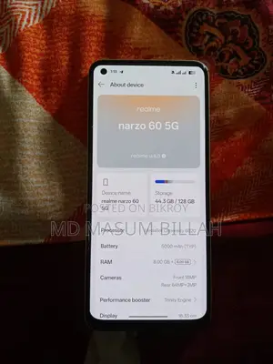 Realme narzo 60 5g (Used)