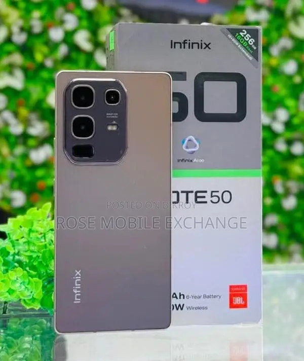 Infinix Note 50 8/256gb Full Box (Used)