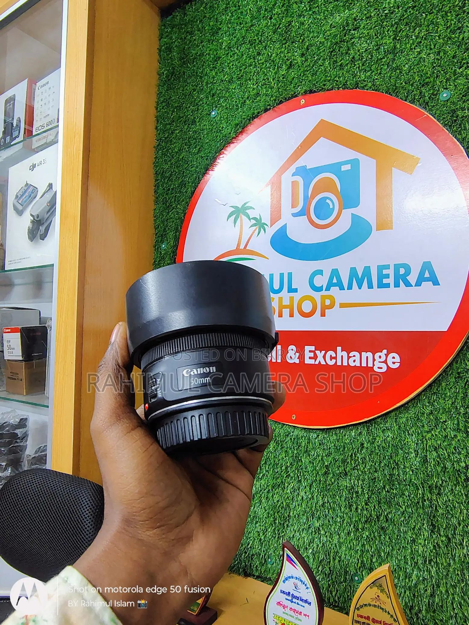 Canon 50mm STM Prime Lens 1.8 Full Fresh Condition