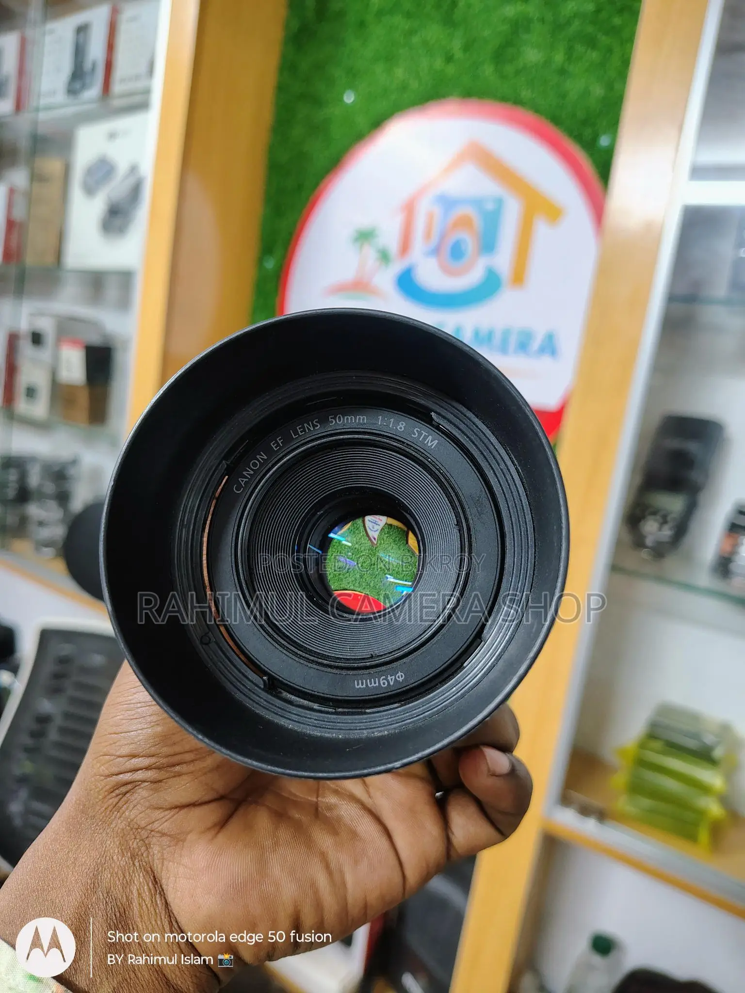 Canon 50mm STM Prime Lens 1.8 Full Fresh Condition