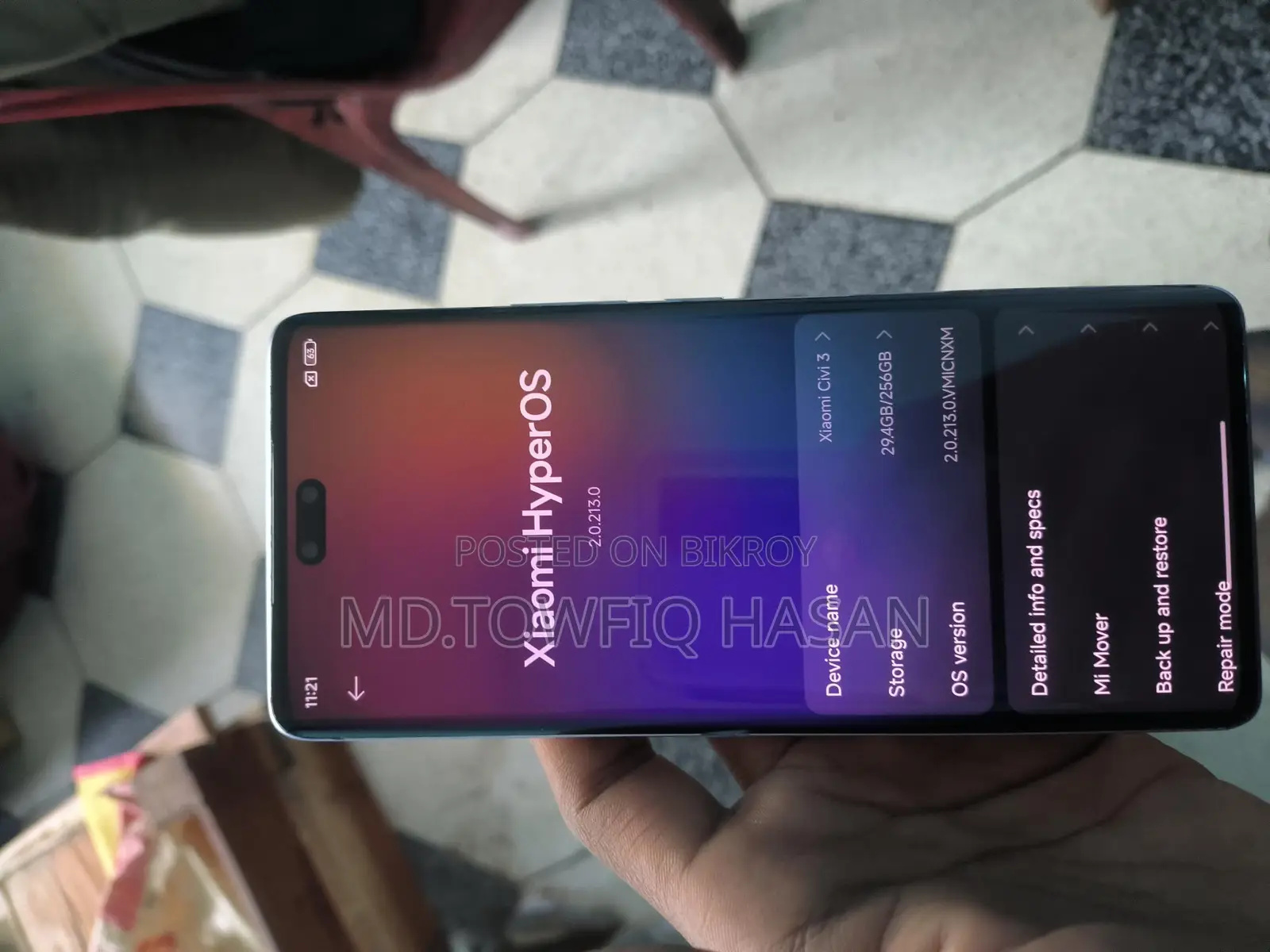 Xiaomi Civi 3 12/256 (Used)