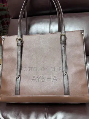 Chocolate Brown Fashionable Tote Bag