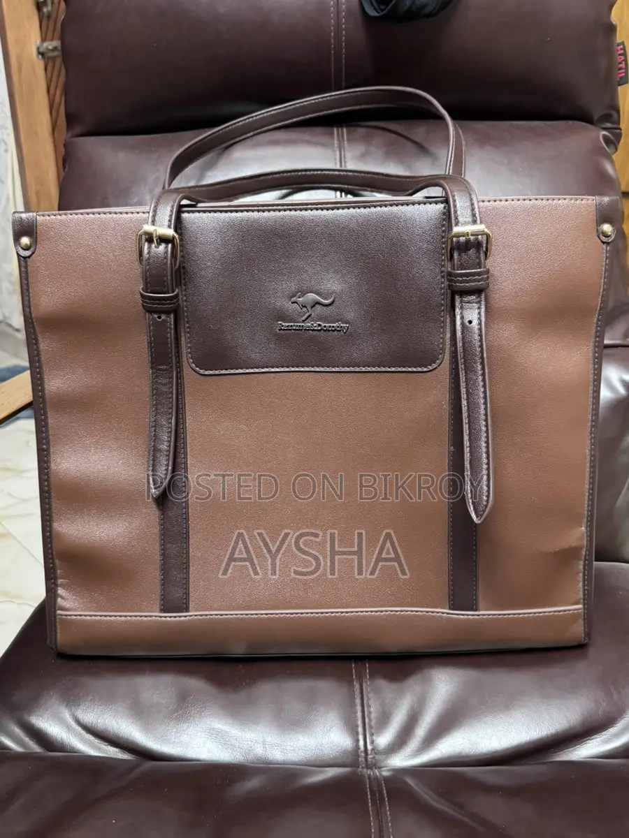 Chocolate Brown Fashionable Tote Bag