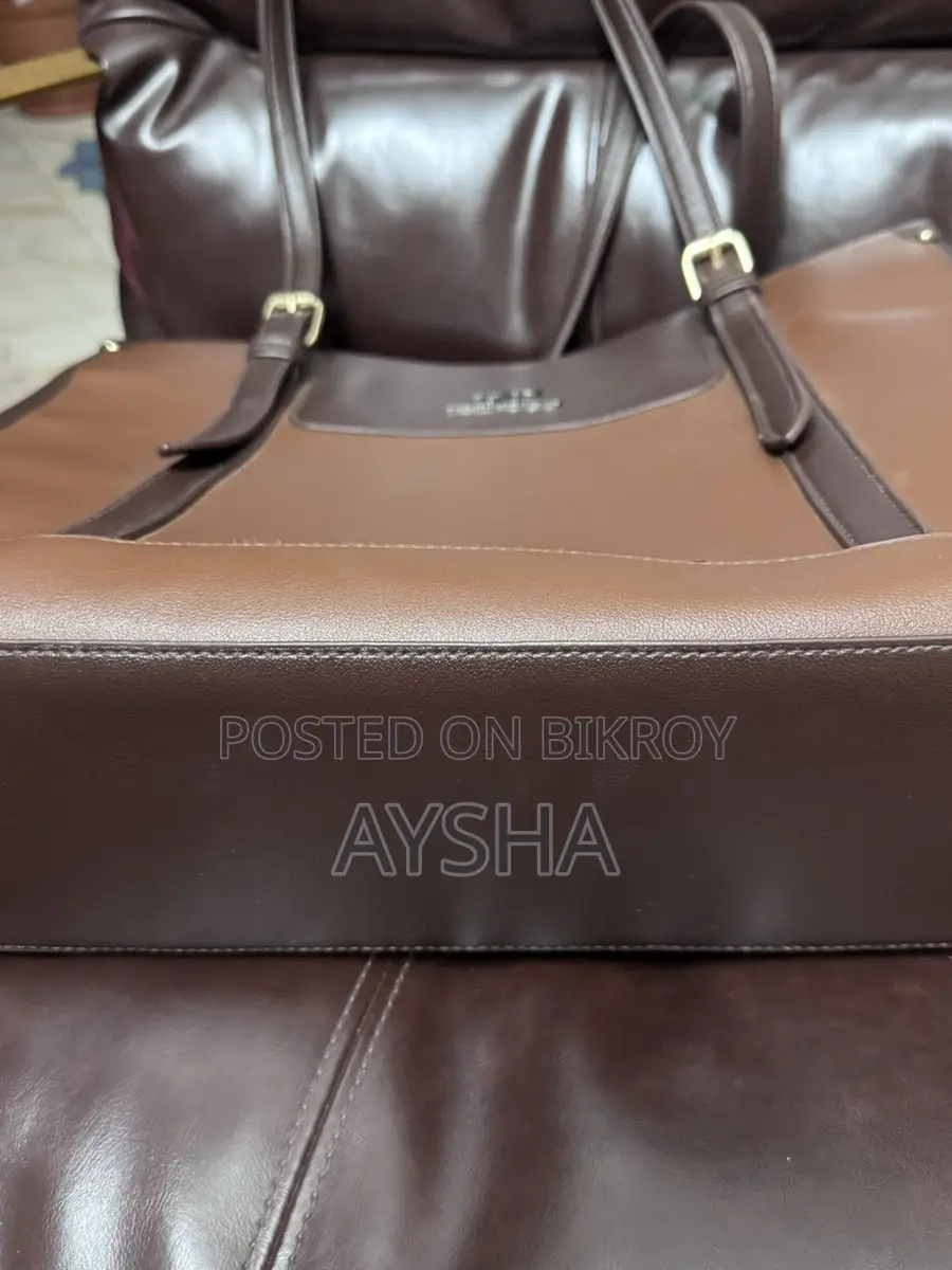 Chocolate Brown Fashionable Tote Bag