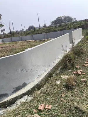 East-North corner field view 5 katha plot sale in sector:29, Purbachal.