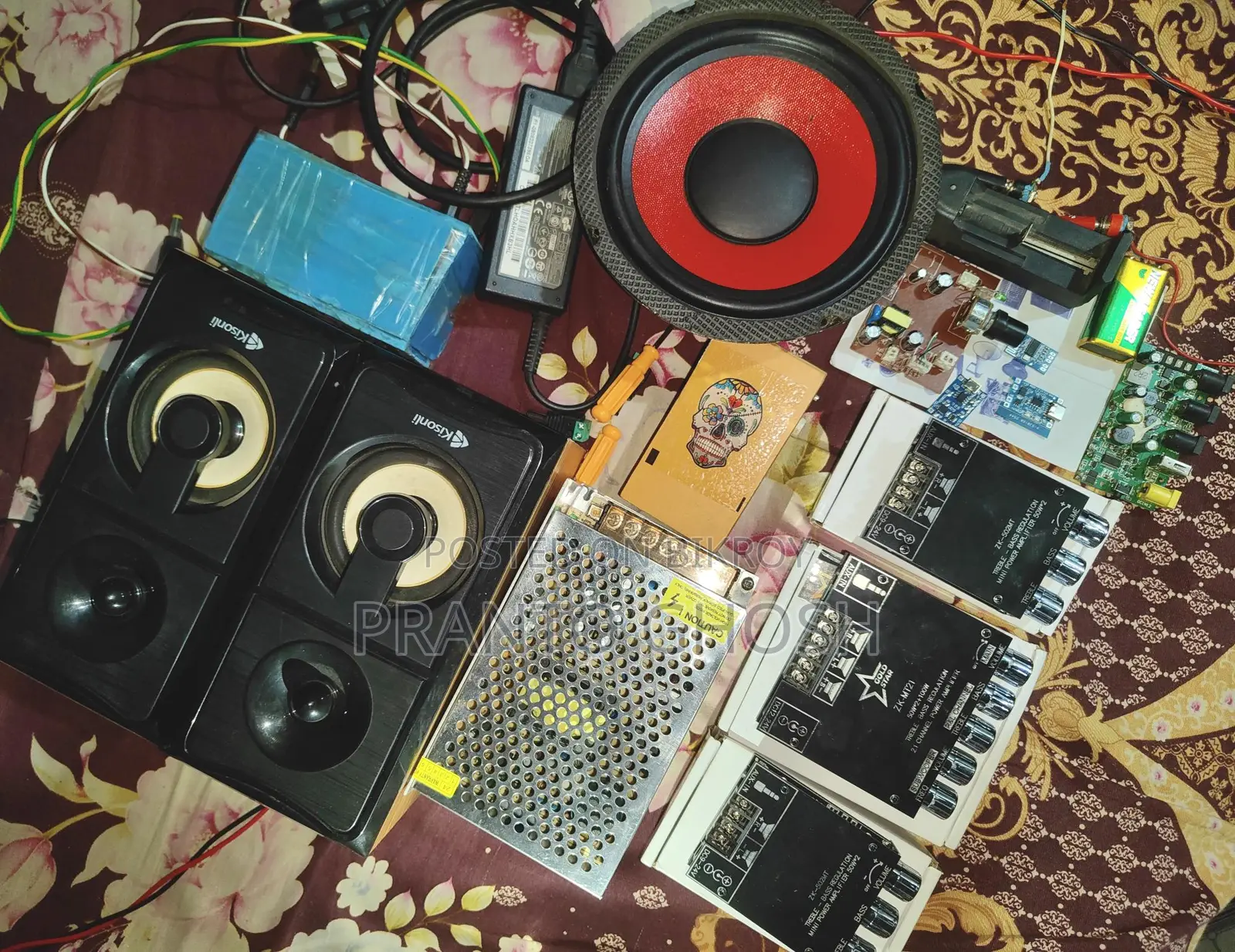 Amplifier Speaker Circuit Power Supply