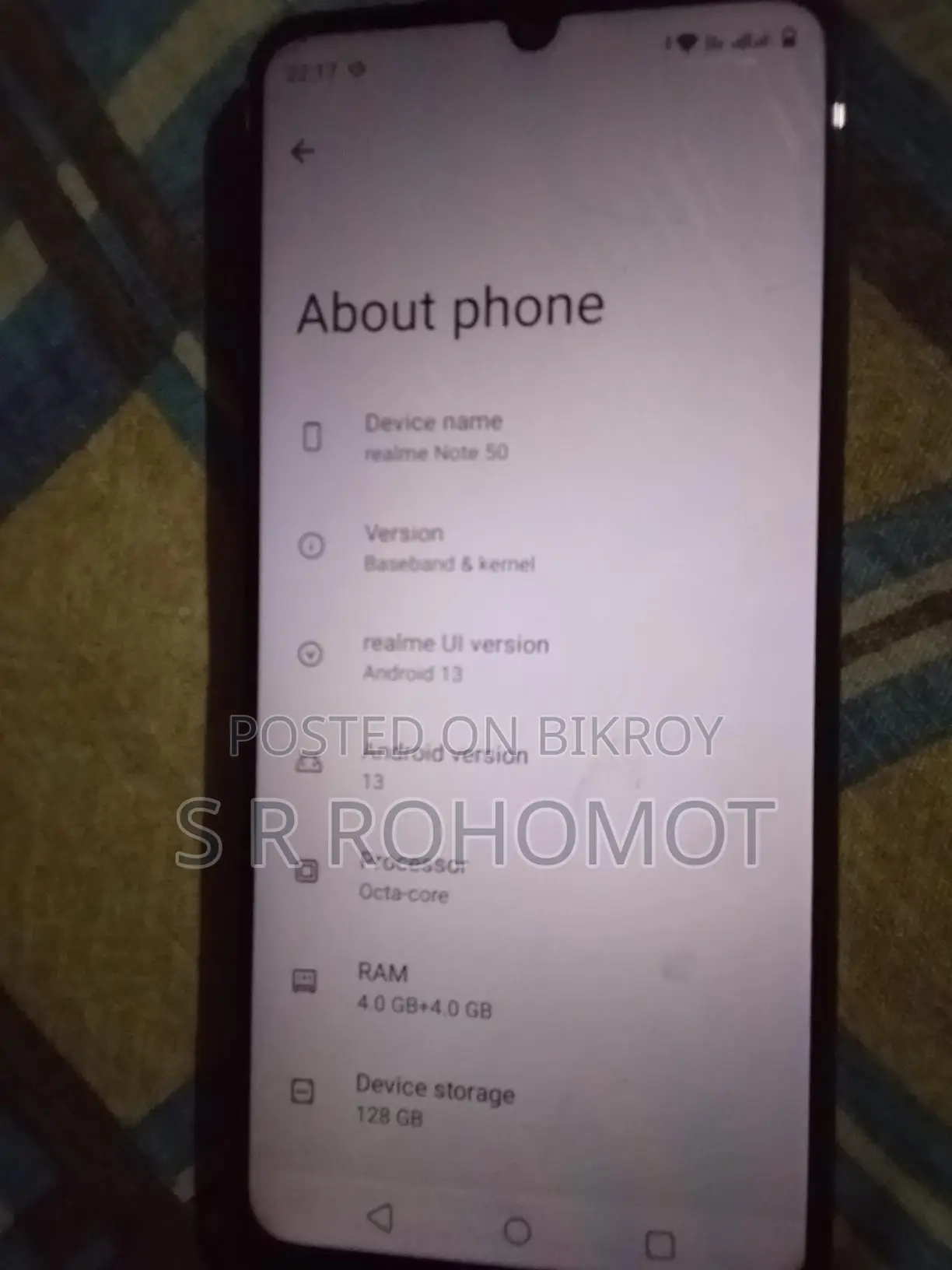 Realme Note 50 কোন সম্যাস নাই (Used)