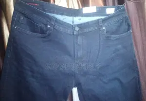 Men's Spandex Oversized Denim Long Pant
