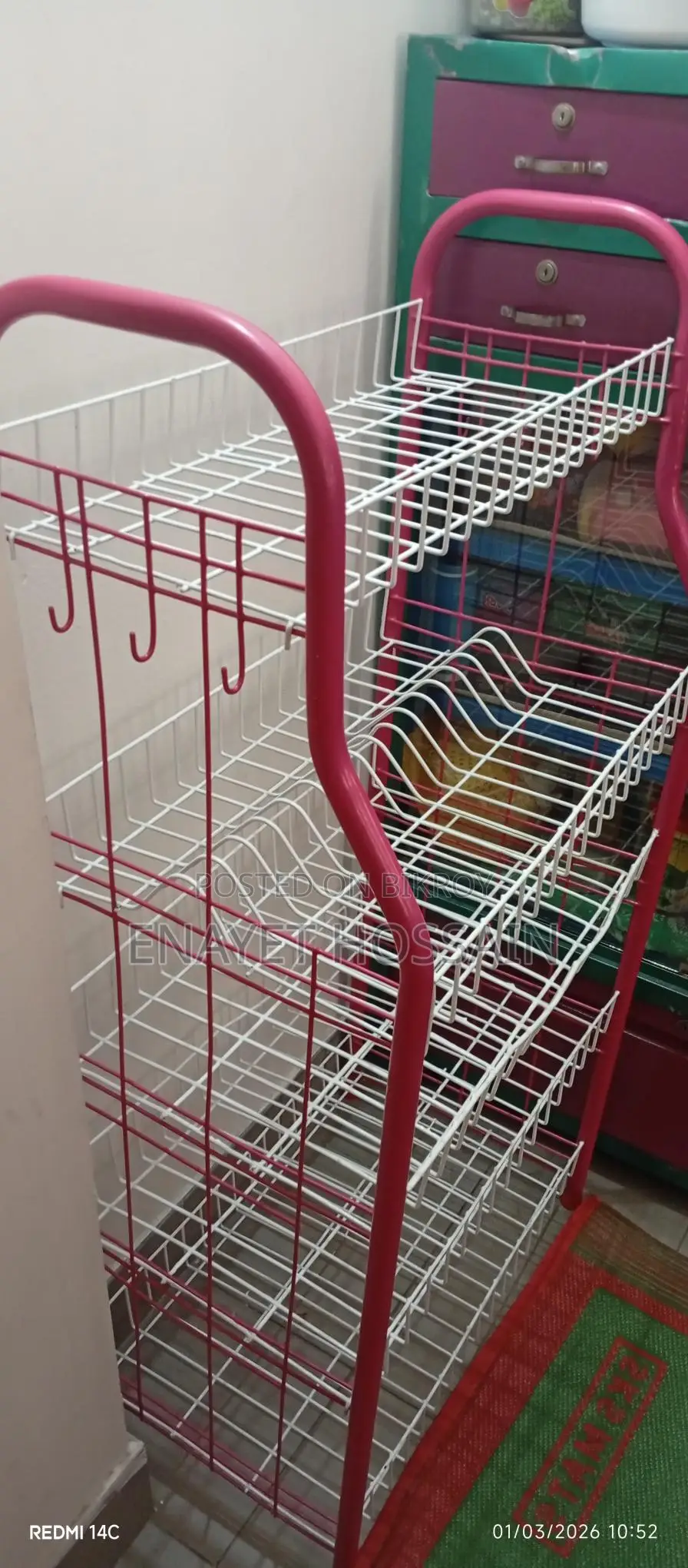 5-Tier Kitchen Rack/Shelf for Sale