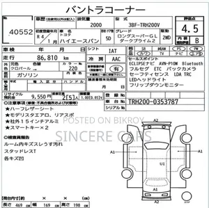 Toyota Hiace Super Gl Purple 2022